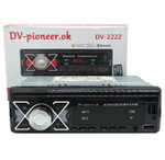Автомагнитола DV-Pionir DV-2222, Bluetooth , usb, micro, aux, fm, пульт