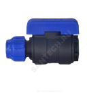 Кран шаровой компрессионный ПЭ Дн 20х3/4" ВР Ру16 VALFEX 1210012520034