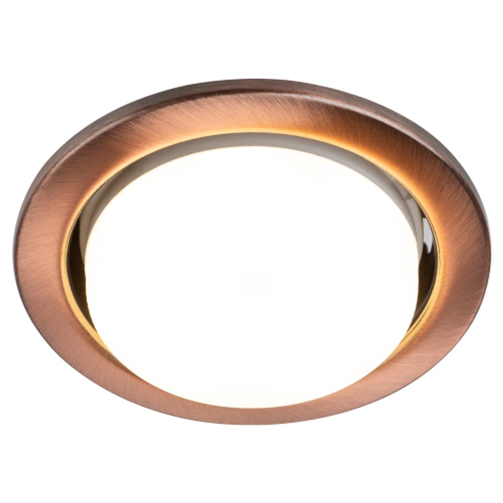 KL35 SC /1 (к) Светильник ЭРА под лампу Gx53,220V, 13W, медь | Встраиваемые светильники Для ламп GX53