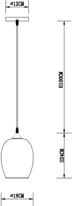 Подвесной светильник Arte Lamp A4344SP-1AB