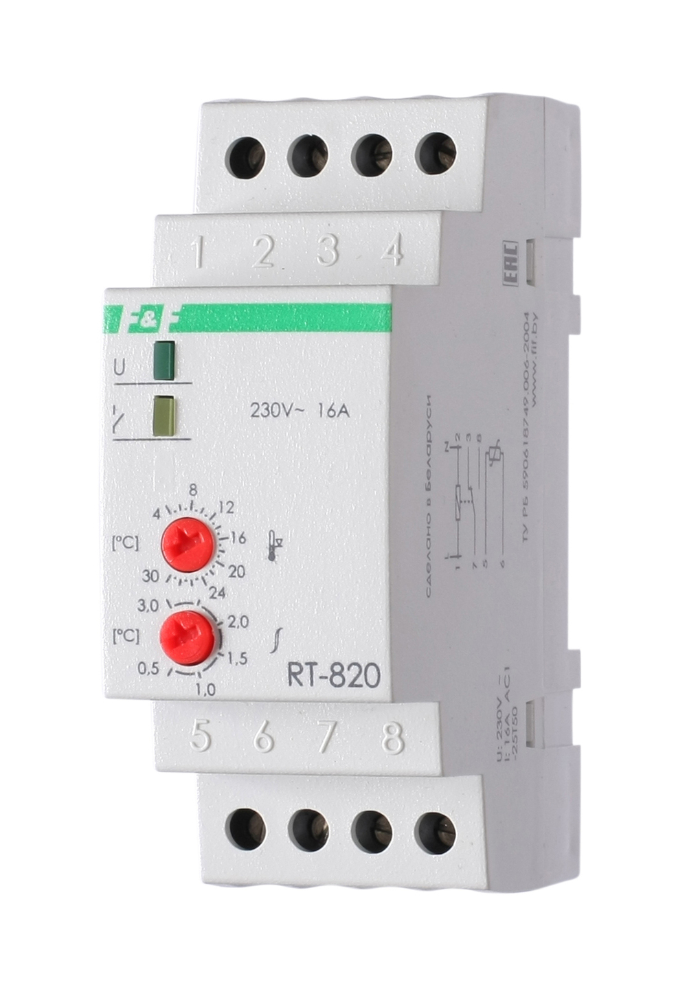 Регулятор температуры F&F RT-820