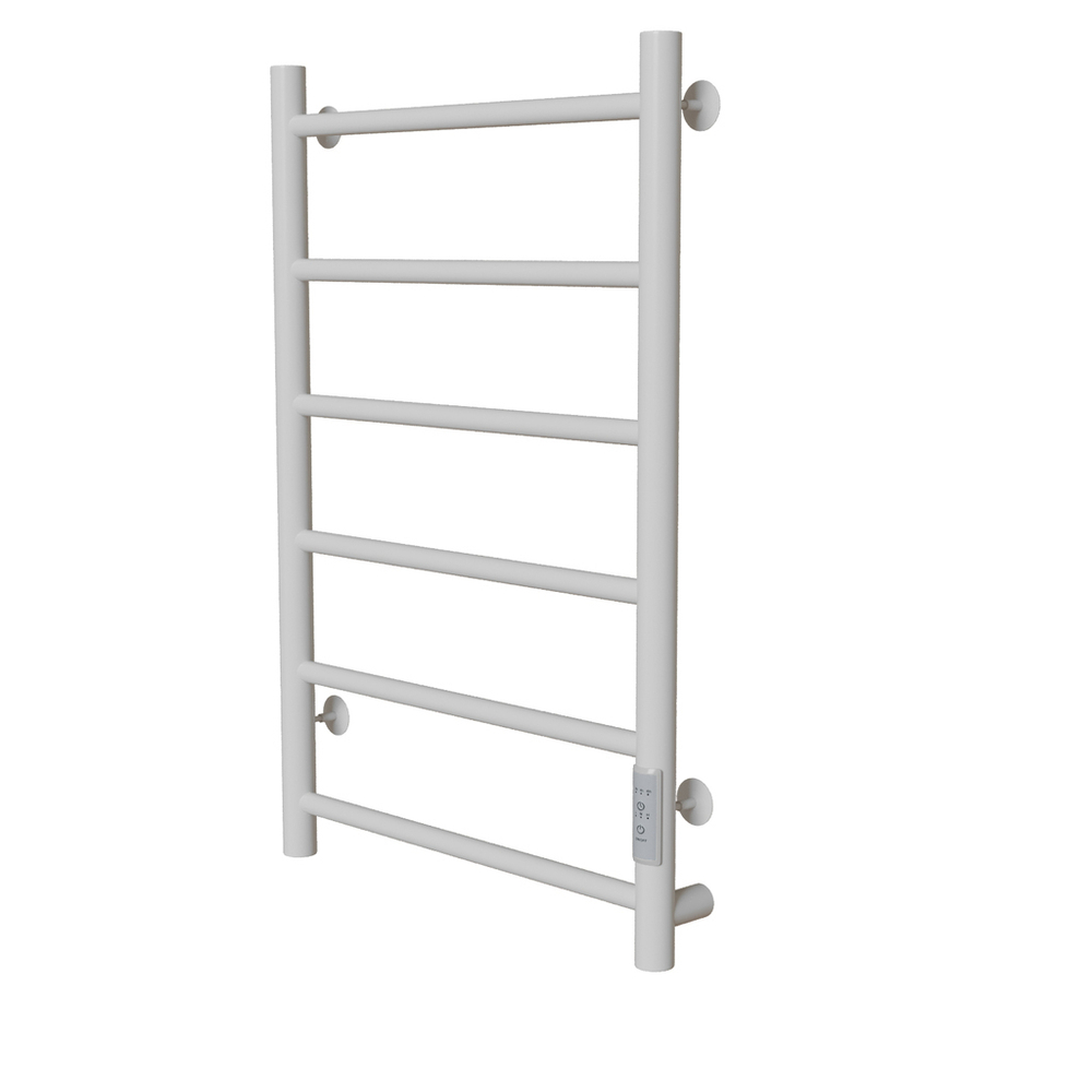 Полотенцесушитель MIXLINE VEGA  80х50 (таймер, 289 Вт, 6 перекладин) электрический БЕЛЫЙ