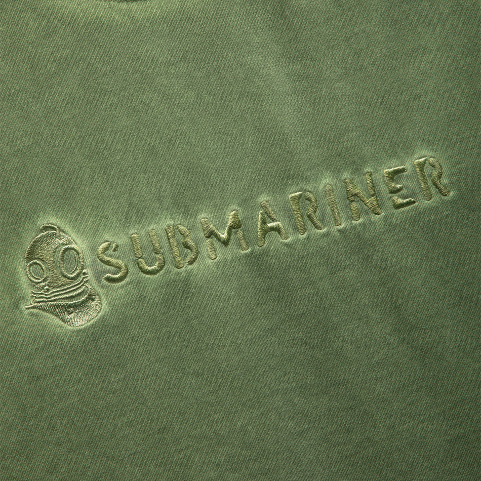 TSHRT_VNTG_GMD Basic Logo Military Khaki