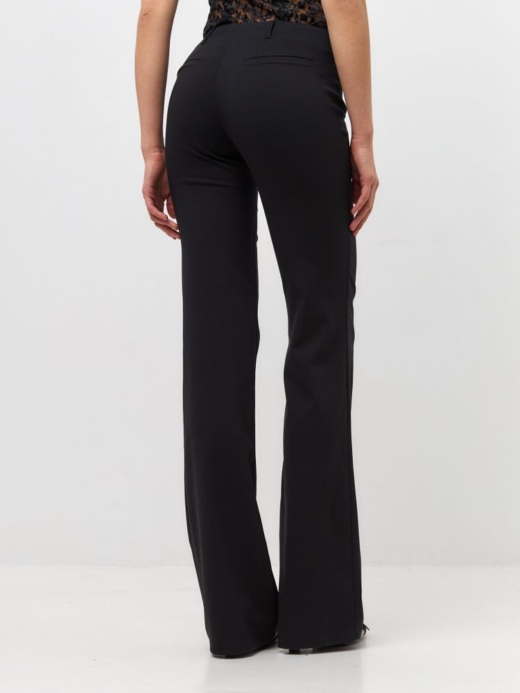 Брюки черные без пояса