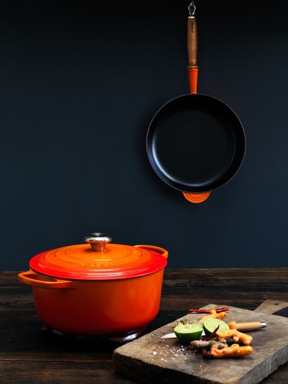 Чугунная сковорода Le Creuset, Коричневая - 5