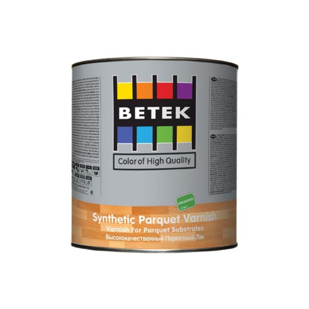 ЛАК BETEK SYNTHETIC PARQUET VARNISH GLOSS ГЛЯНЦЕВЫЙ 0,75Л