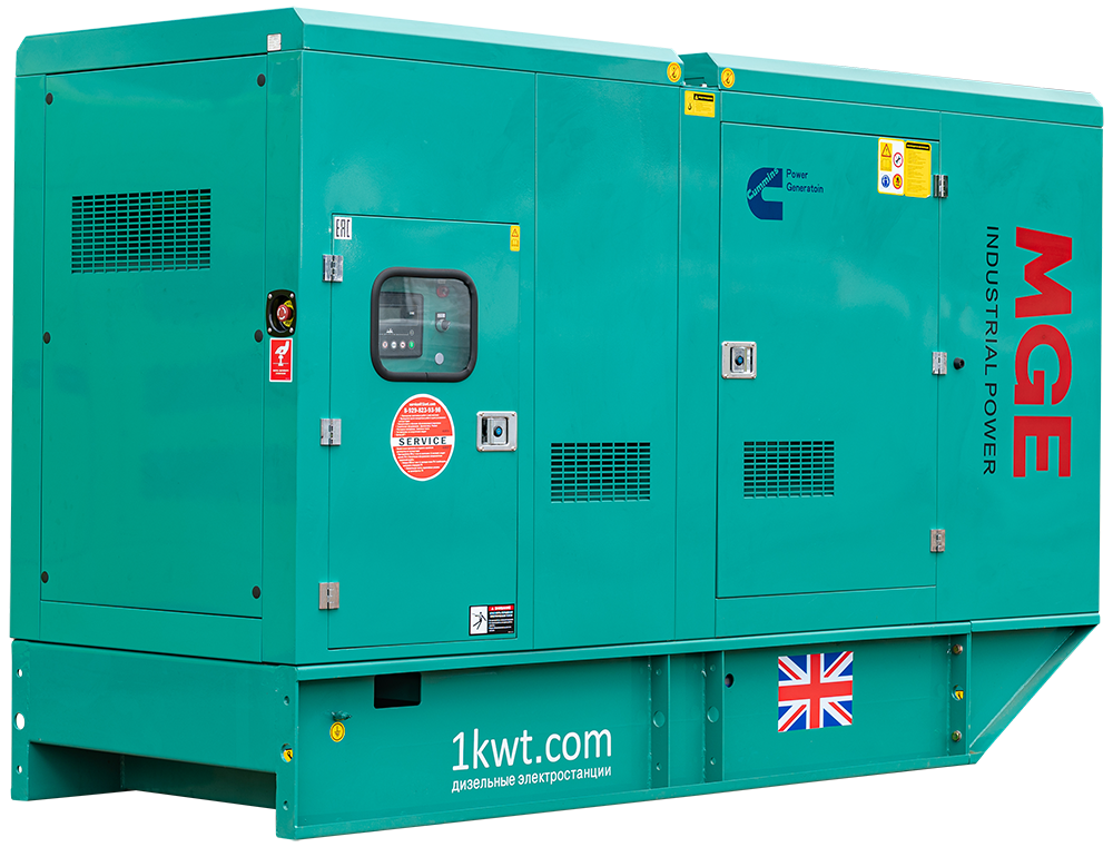 Дизельный генератор MGEP500CS в кожухе