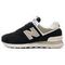 New Balance NB 574 - Общедоступная книга Низшего уровня Черно-коричневой Белой женской