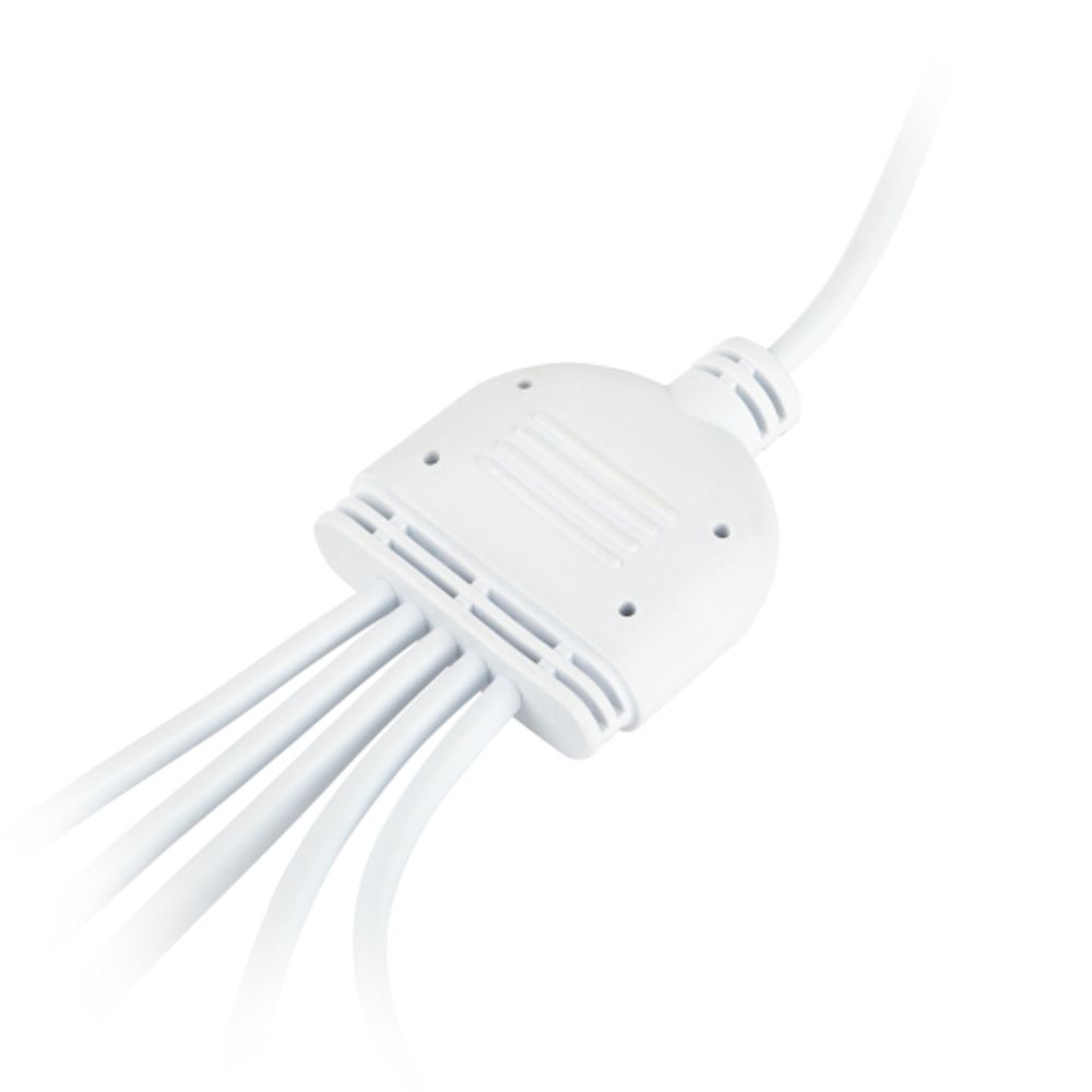 Разветвитель сетевой для линейных светильников ЭРА Разветвитель 5х IEC C7 2pin+timer на 5 точек с таймером 9, 12, 15H 2м