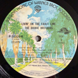 Виниловая пластинка The Doobie Brothers ‎– Livin' On The Fault Line LP