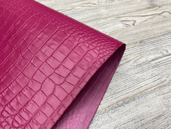 Crocco Bag Ciclamino (0,9-1,1 мм), цв. Розовый, натуральная кожа