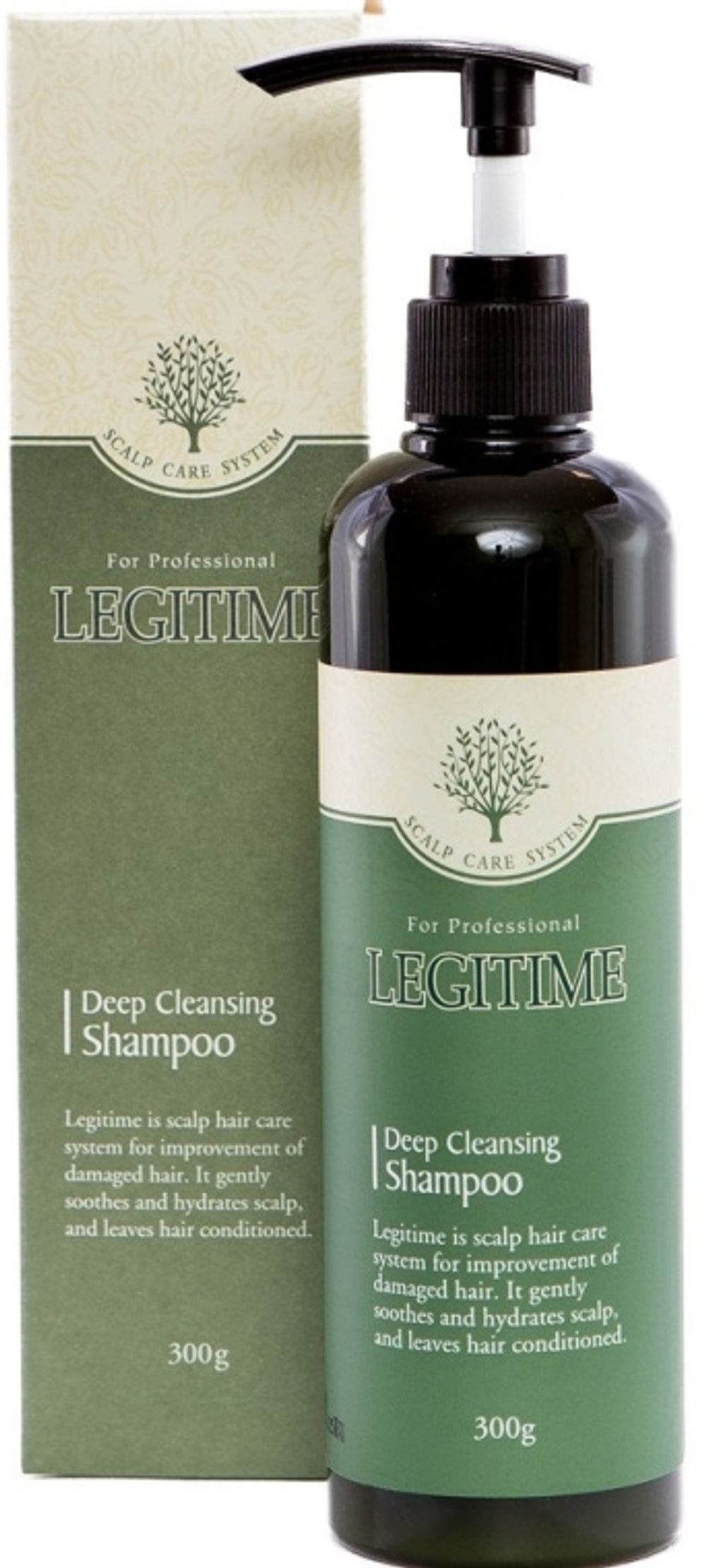 WELCOS Шампунь для глубокого очищения волос и кожи головы Legitime Deep Cleansing Shampoo (300 мл.)