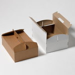 Ланч-бокс с ручкой 21х30,5х9,5 см, (комплект 50 шт)