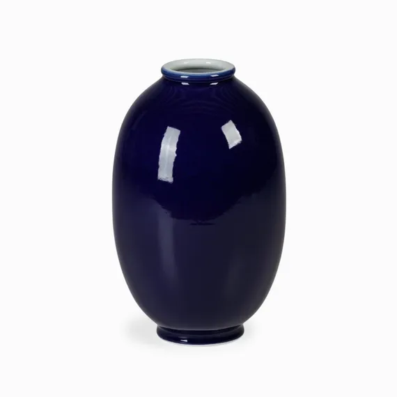 Ваза Pomponia II высота 43 см, синяя
