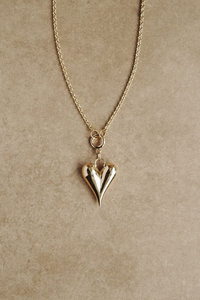 Подвеска на цепочке Сердце XL 110 см / Eza Jewelry
