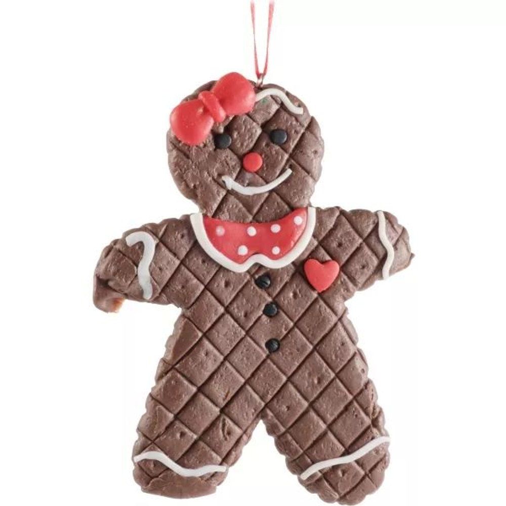 Украшение фигурное Пряничный человечек 12х9см, полимерная глина, SYRTA- 3423046