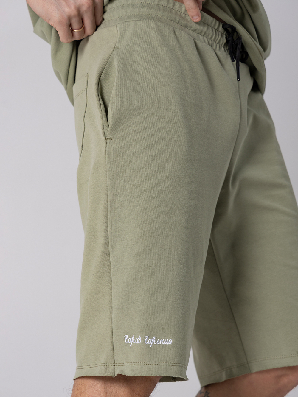 Шорты трикотажные салатовые Город Горький