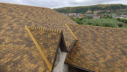 Гибкая черепица KATEPAL Ambient Черное золото 2,18 м2