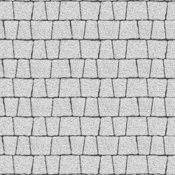 Тротуарная плитка АНТИК Б.3.А.6, комплект из 5 видов плит Гранит Белый