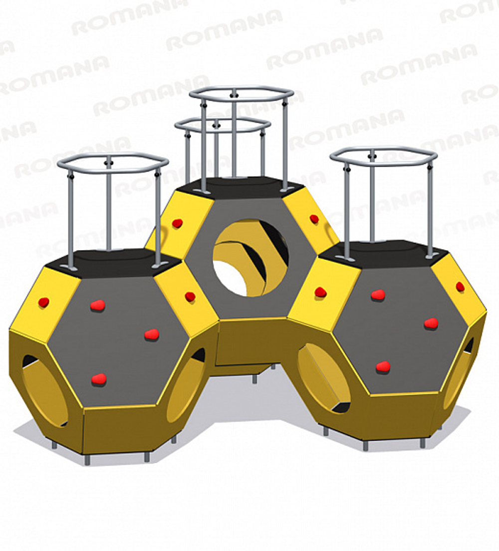 Игровой модуль для уличных спортивных площадок