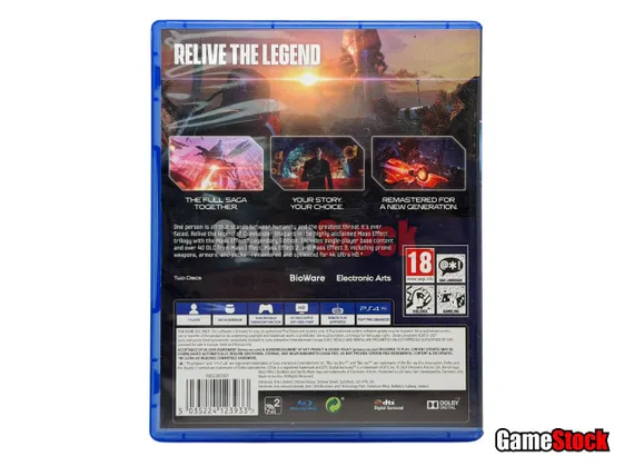 PS4 Mass Effect Legendary Edition (Б/У, Русские субтитры, CUSA-19515)