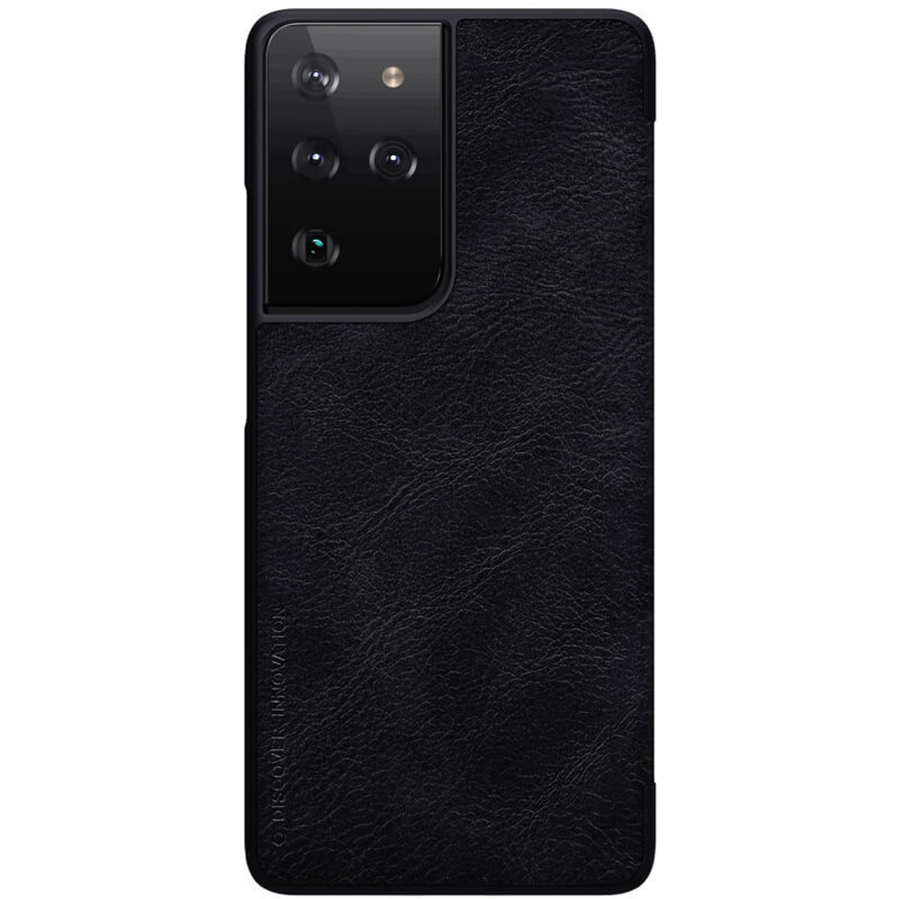 Кожаный чехол-книжка Nillkin Leather Qin для Samsung Galaxy S21 Ultra