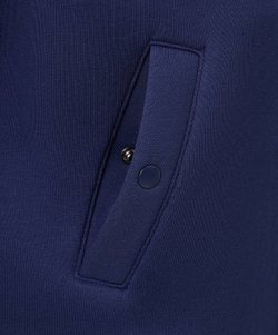 Бомбер ESSENTIAL Fleece Bomber, темно-синий/серый меланж