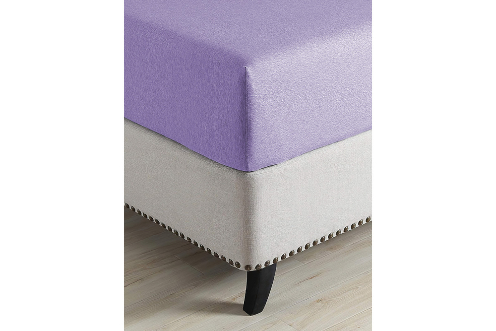 Простынь GoodNight Трикотаж 160х200х20 Лаванда на резинке