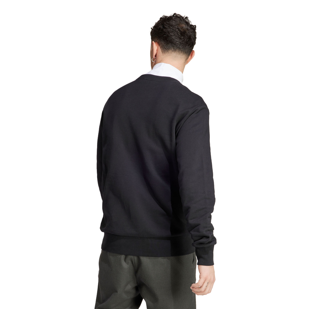 Мужская кофта теннисная adidas Essentials French Terry Embroidered Small Logo Sweatshirt Men - Black