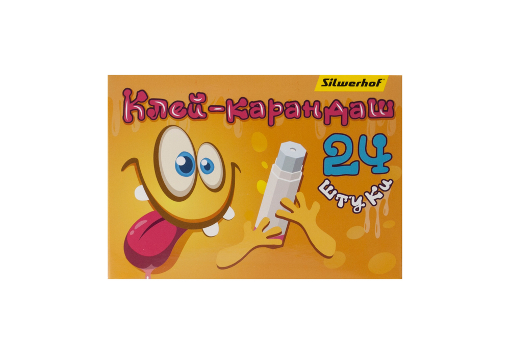 Клей-карандаш 15гр. ПВП Silwerhof Монстрики