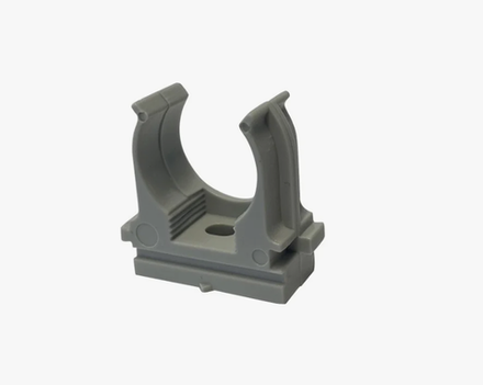 297 Клипса Д 20 серая/черная 1шт