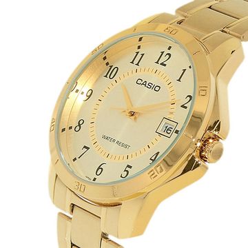 Парные часы Casio Standard: MTP-V004G-9B и LTP-V004G-9B