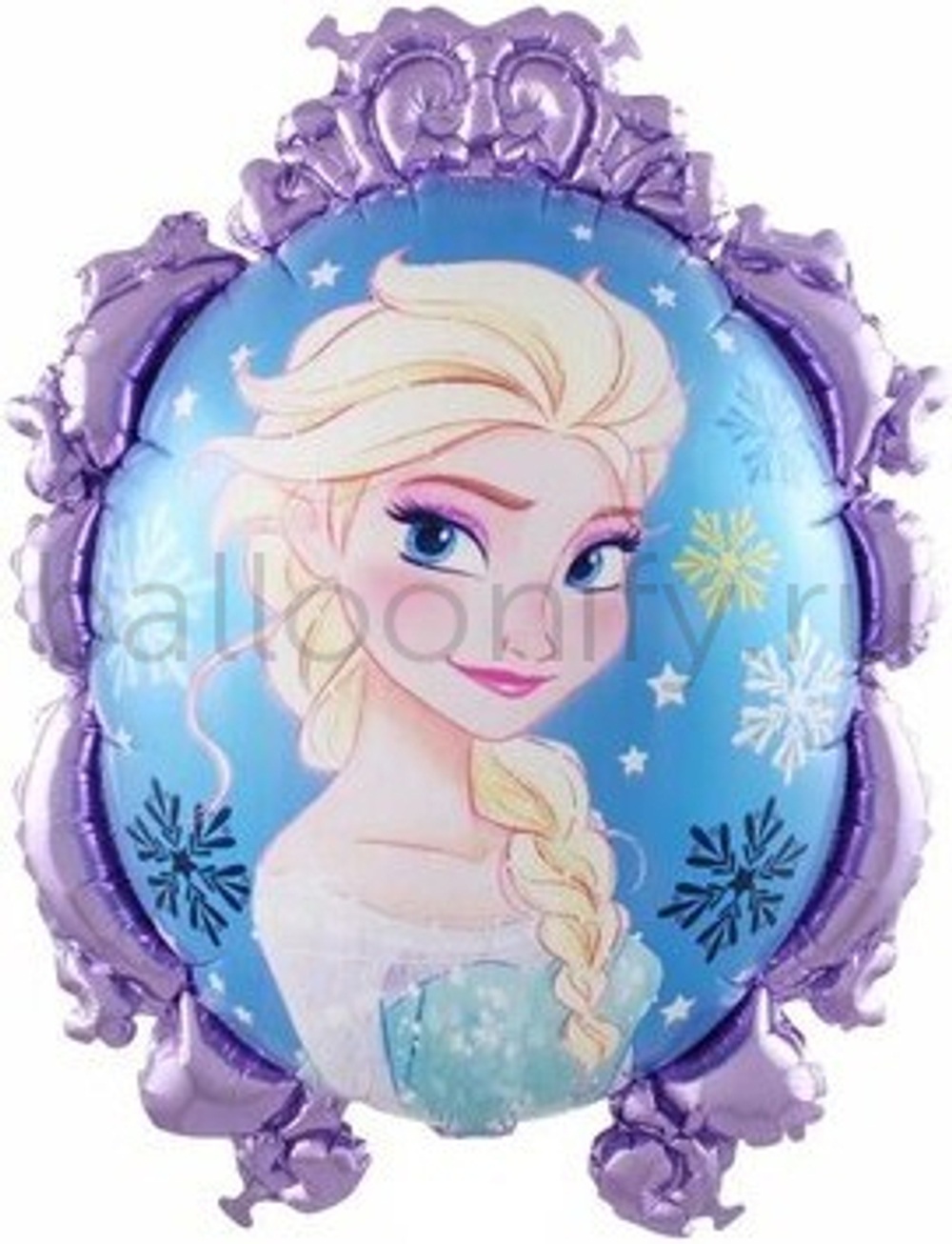 Шар (27''/69 см) Фигура, Зеркало, Холодное сердце, Эльза, 1 шт.