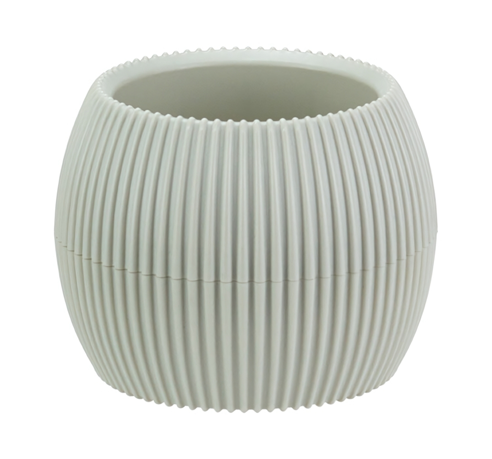 Кашпо ПИКАНТО круглое D115мм 0,35 л с пристегнутым поддоном