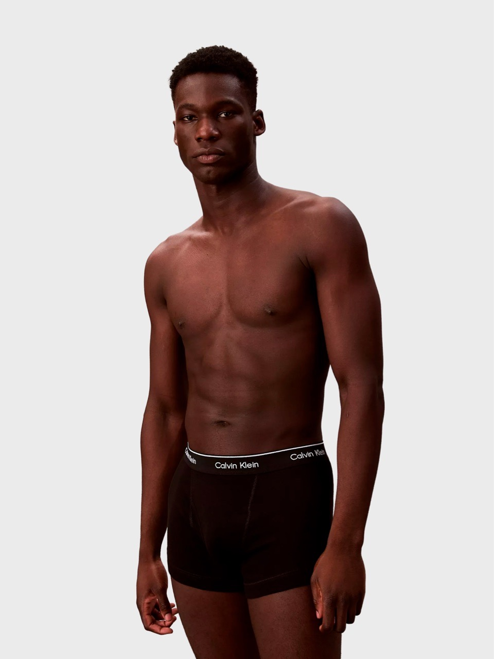 Мужские трусы Calvin Klein боксеры-транки Cotton Classics 5-Pack Multi Grey