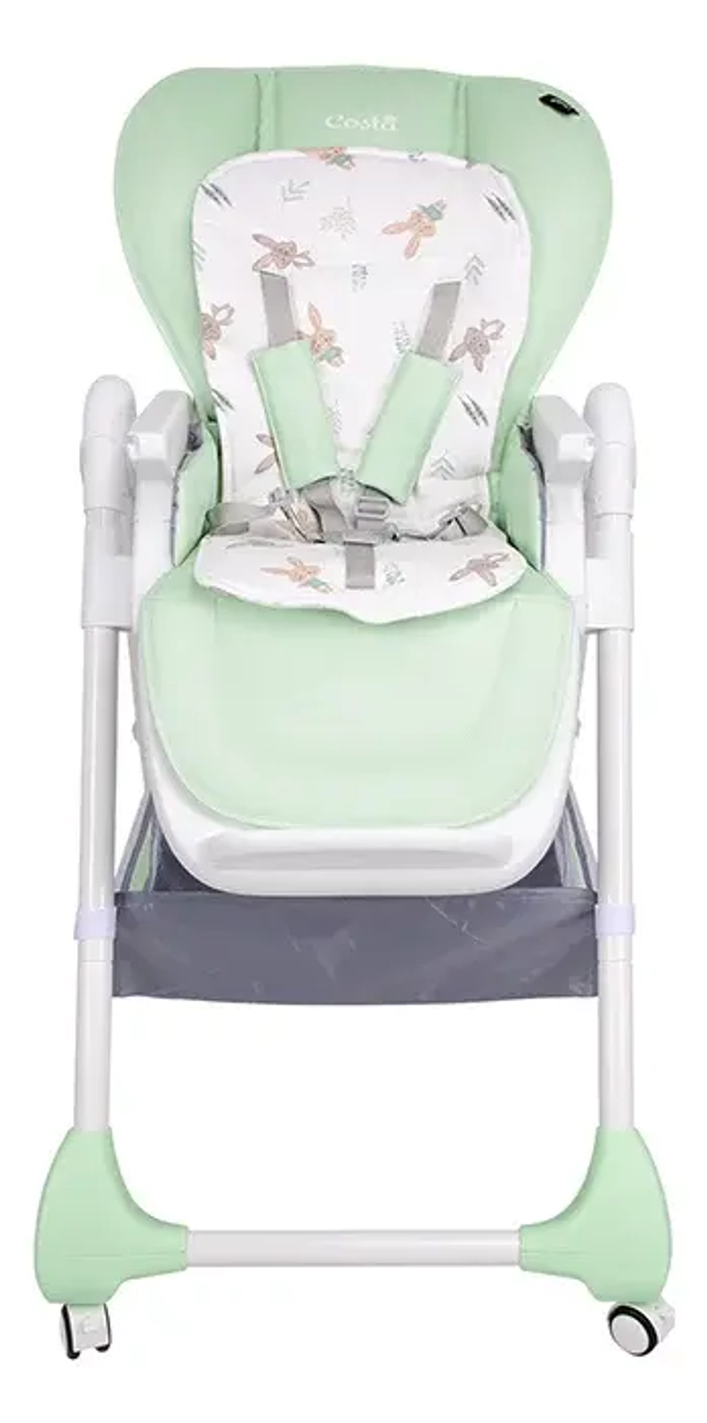 Стул детский для кормления COSTA Mia (ЗЕЛЕНЫЙ/green MI-01)