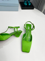 Prada Satin Slingback Pumps