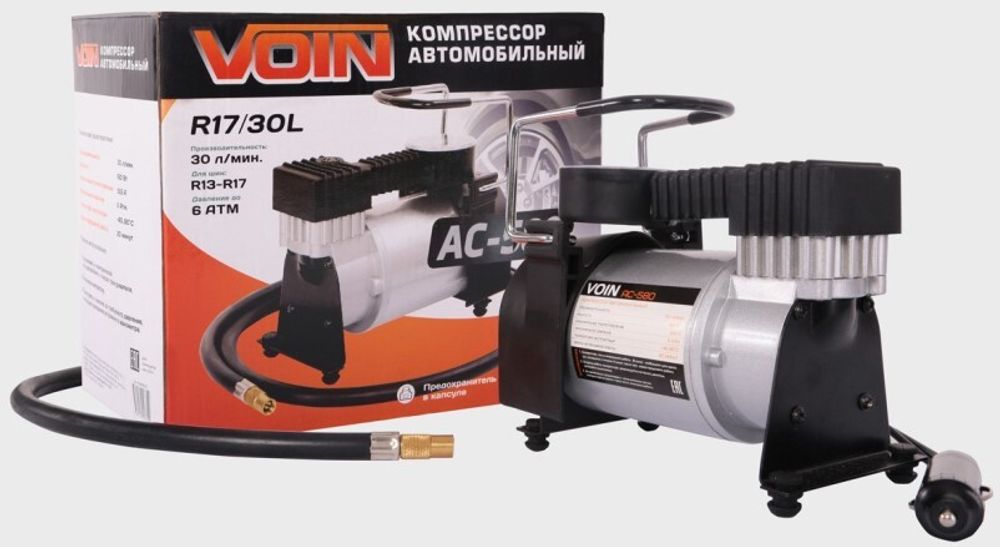 Компрессор поршневой VOIN AC-580 12В (VOIN)