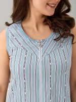 Халат Х-055/шалфей-полоскабуквы