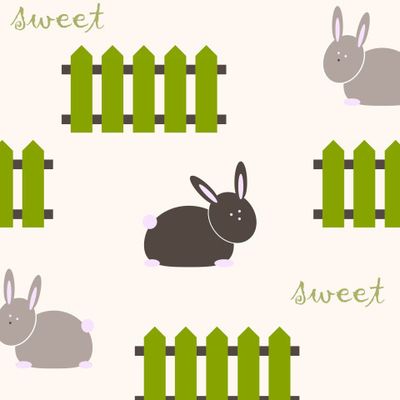 серые зайчики