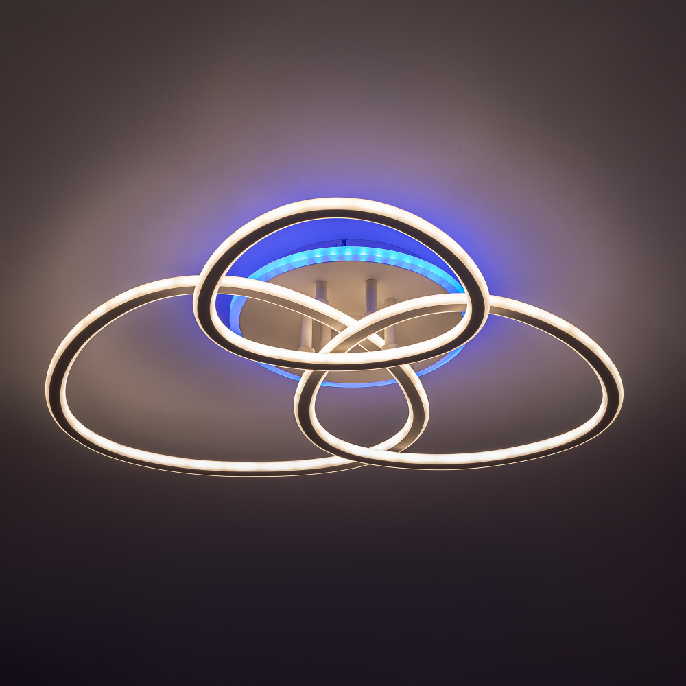 Citilux TRIO CL215B130 Люстра потолочная с пультом Белая