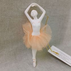 Ёлочная игрушка Балерина фарфоровая