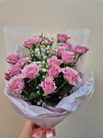 Роза кустовая букет