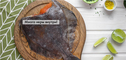 Камбала дальневосточная свежемороженая