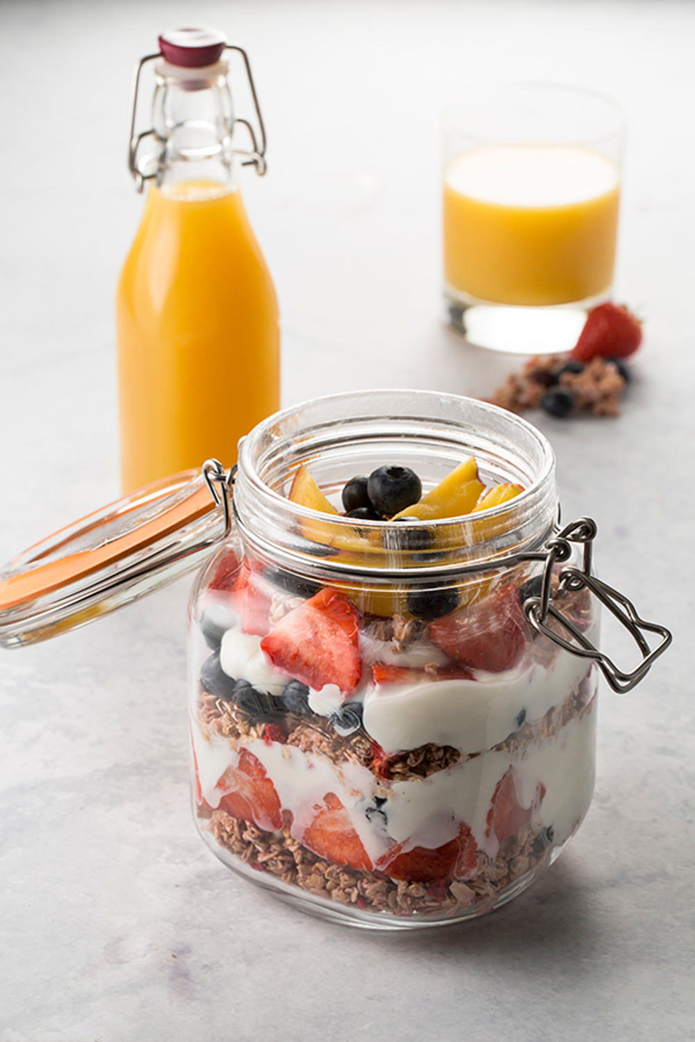 Банка clip top квадратная 1 л