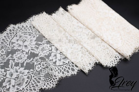 03-72 Кружево эластичные реснички 22 см, шампань 003