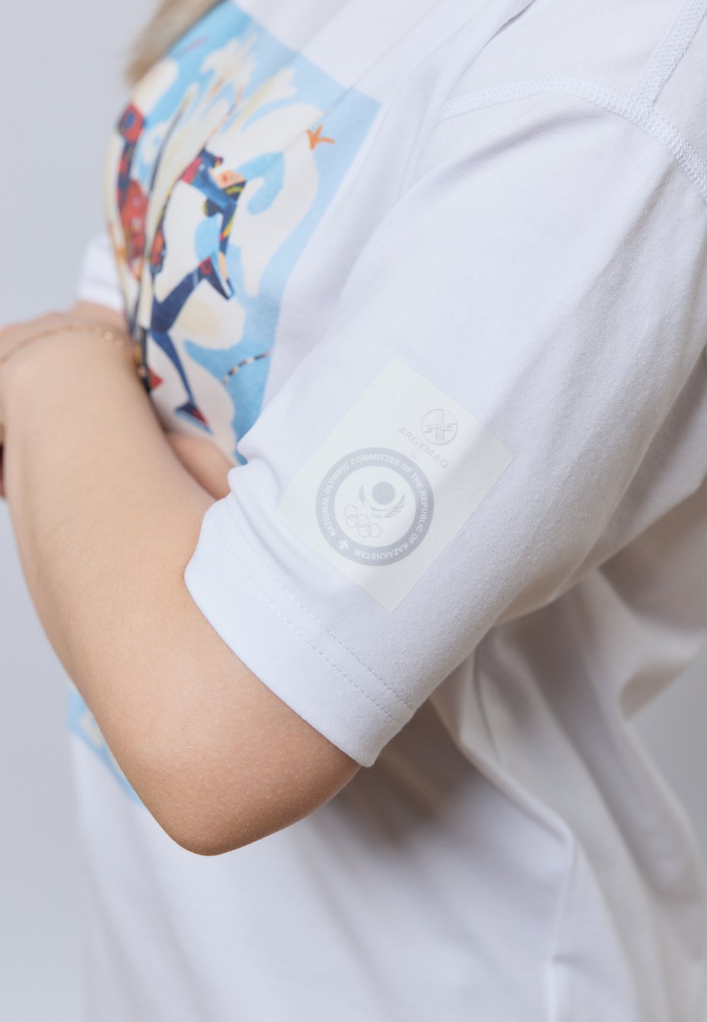 Футболка оверсайз OLYMPIC WINTER WHITE