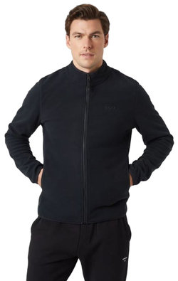 Мужская теннисная кофта Björn Borg Men's Full Zip Borg Fleece - черный