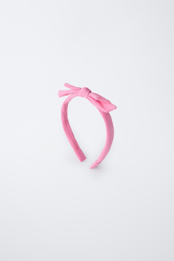 ZARA ТОНКИЙ ОБОДОК С БАНТОМ, РОЗОВЫЙ