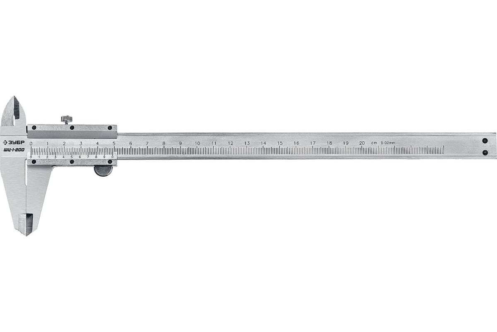 Стальной штангенциркуль ЗУБР ШЦ-1-200 200 мм 34514-200